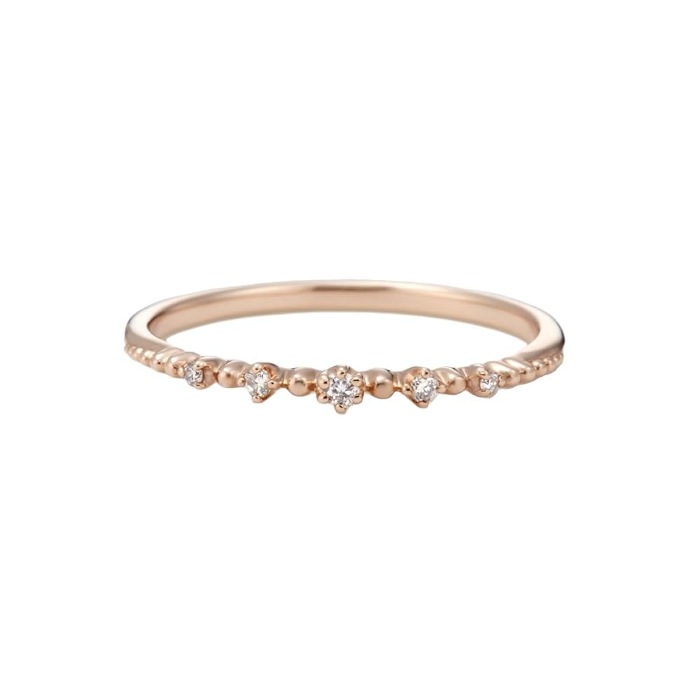 Nojess K10 ピンクゴールド リング K10ダイヤモンドリング(0.03ct)｜リング｜ノジェス 公式